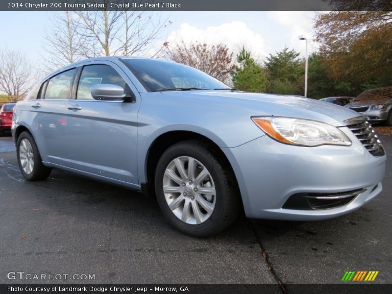 Crystal Blue Pearl / Black 2014 Chrysler 200 Touring Sedan