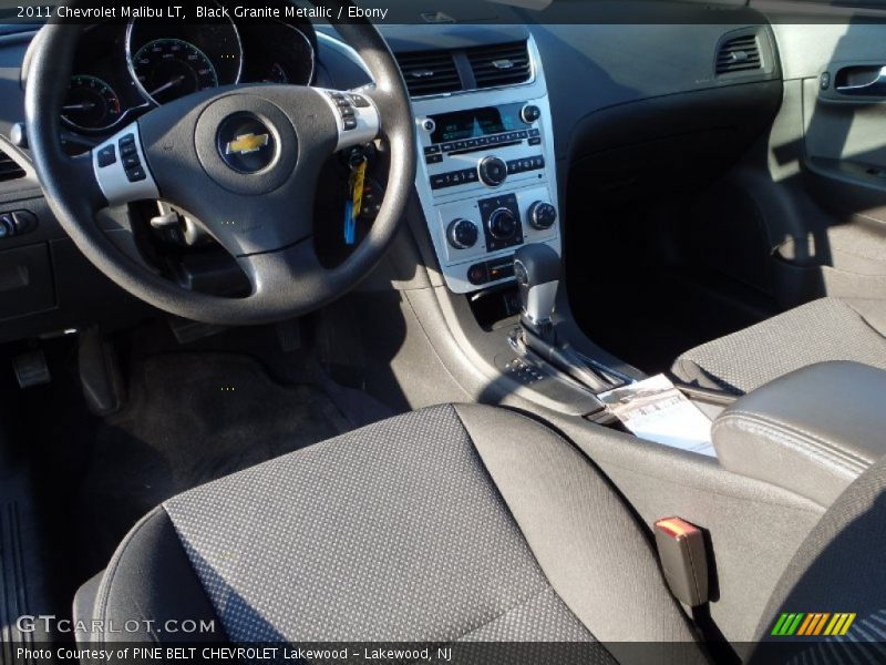 Black Granite Metallic / Ebony 2011 Chevrolet Malibu LT