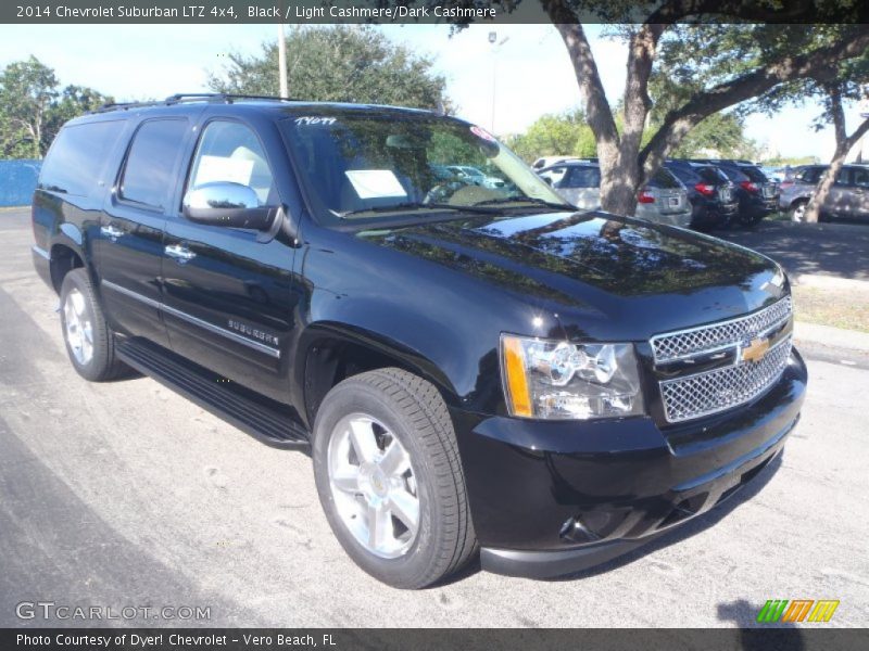 Black / Light Cashmere/Dark Cashmere 2014 Chevrolet Suburban LTZ 4x4