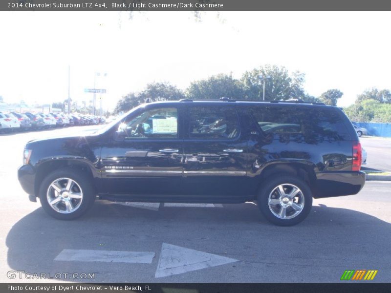 Black / Light Cashmere/Dark Cashmere 2014 Chevrolet Suburban LTZ 4x4