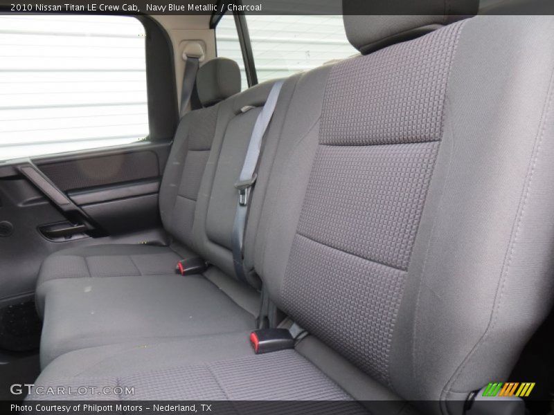 Navy Blue Metallic / Charcoal 2010 Nissan Titan LE Crew Cab