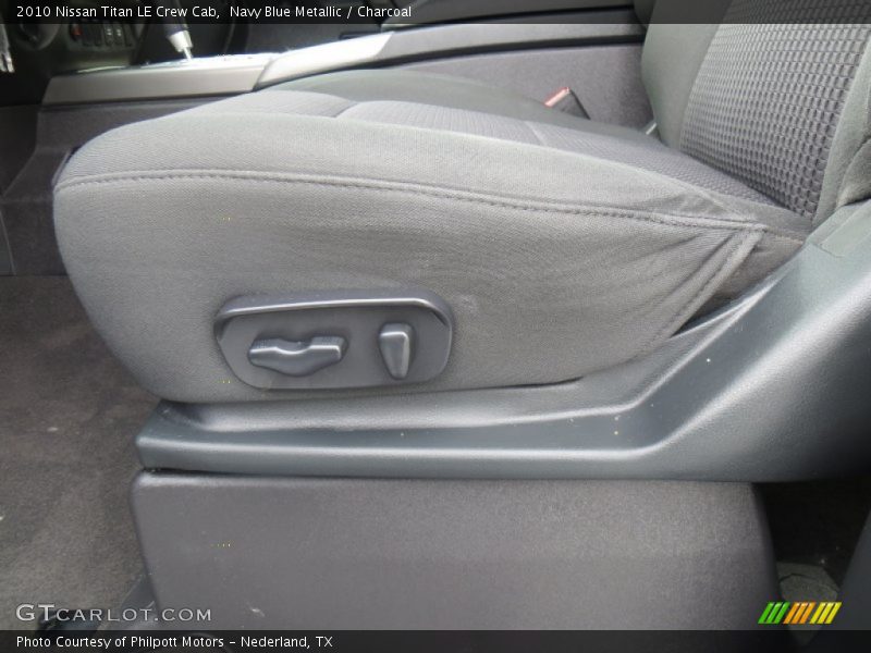 Navy Blue Metallic / Charcoal 2010 Nissan Titan LE Crew Cab