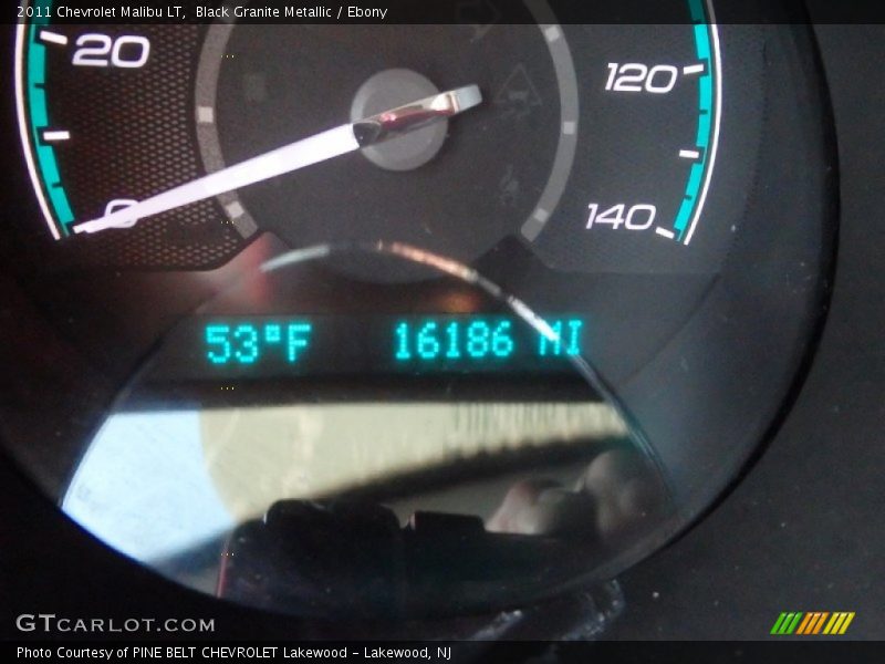Black Granite Metallic / Ebony 2011 Chevrolet Malibu LT