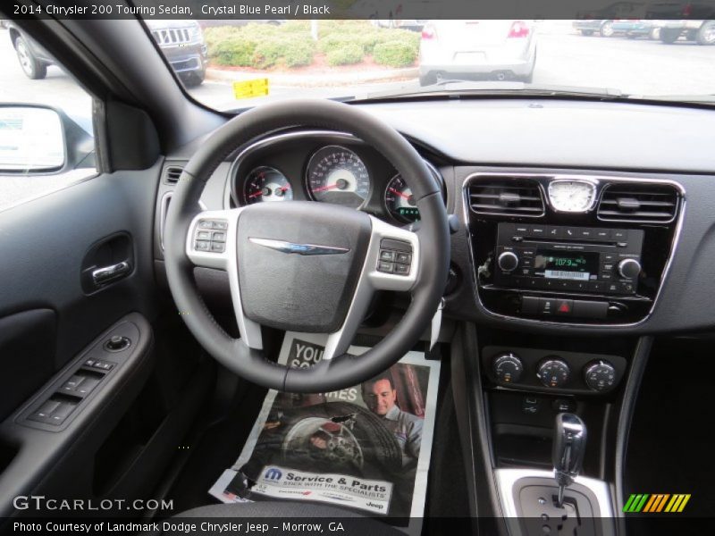Crystal Blue Pearl / Black 2014 Chrysler 200 Touring Sedan