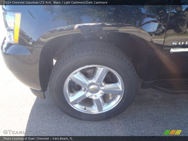 Black / Light Cashmere/Dark Cashmere 2014 Chevrolet Suburban LTZ 4x4
