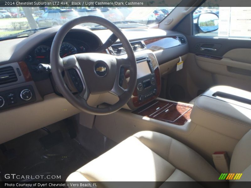 Black / Light Cashmere/Dark Cashmere 2014 Chevrolet Suburban LTZ 4x4