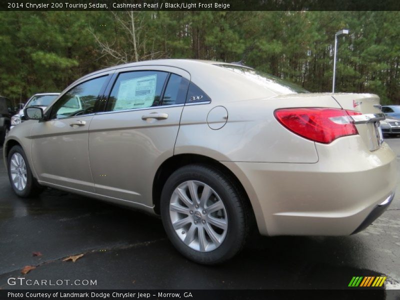Cashmere Pearl / Black/Light Frost Beige 2014 Chrysler 200 Touring Sedan
