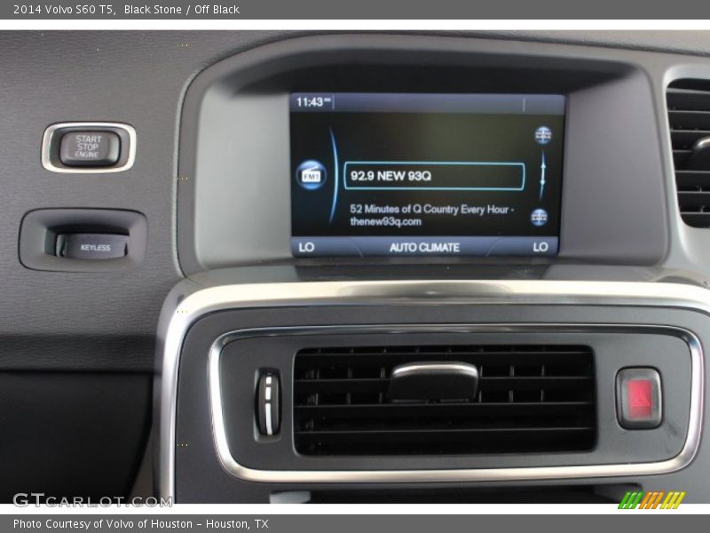 Black Stone / Off Black 2014 Volvo S60 T5