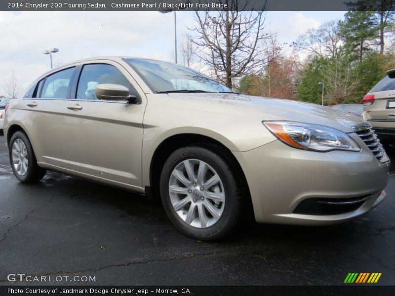 Cashmere Pearl / Black/Light Frost Beige 2014 Chrysler 200 Touring Sedan