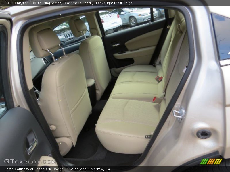 Cashmere Pearl / Black/Light Frost Beige 2014 Chrysler 200 Touring Sedan