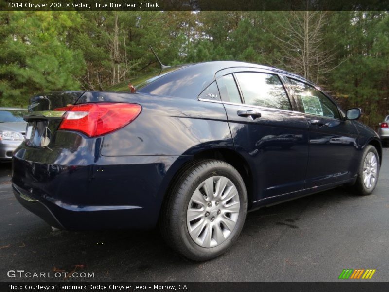 True Blue Pearl / Black 2014 Chrysler 200 LX Sedan