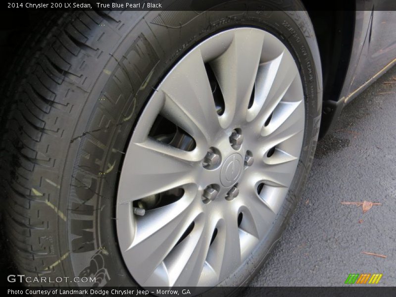 True Blue Pearl / Black 2014 Chrysler 200 LX Sedan