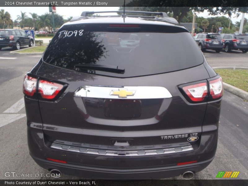 Tungsten Metallic / Ebony 2014 Chevrolet Traverse LTZ