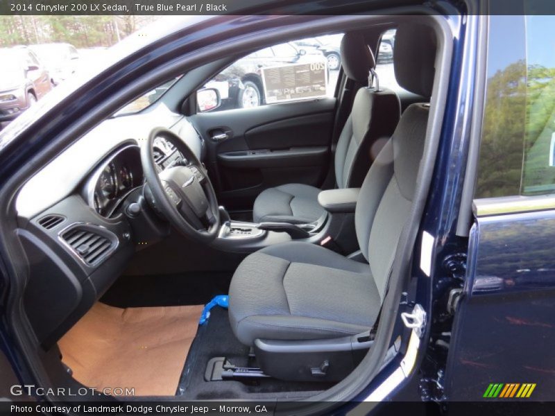 True Blue Pearl / Black 2014 Chrysler 200 LX Sedan