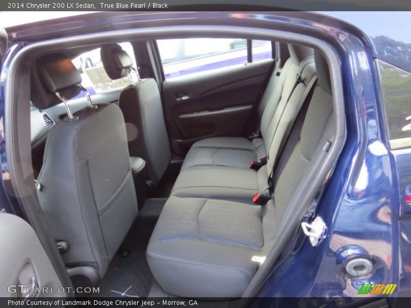True Blue Pearl / Black 2014 Chrysler 200 LX Sedan