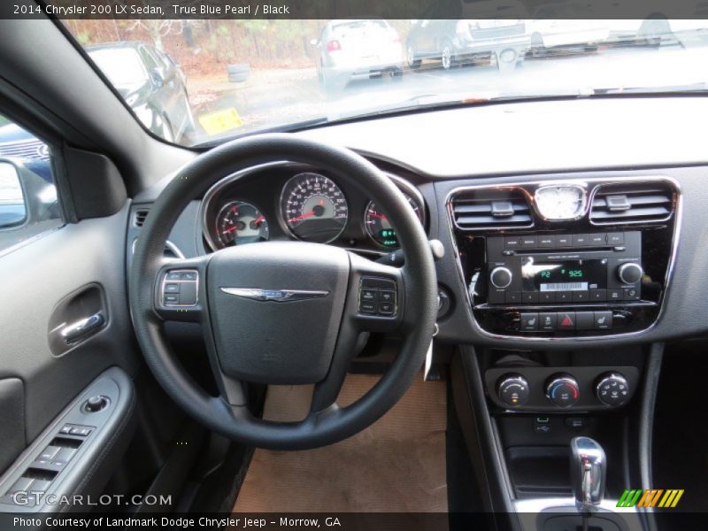 True Blue Pearl / Black 2014 Chrysler 200 LX Sedan