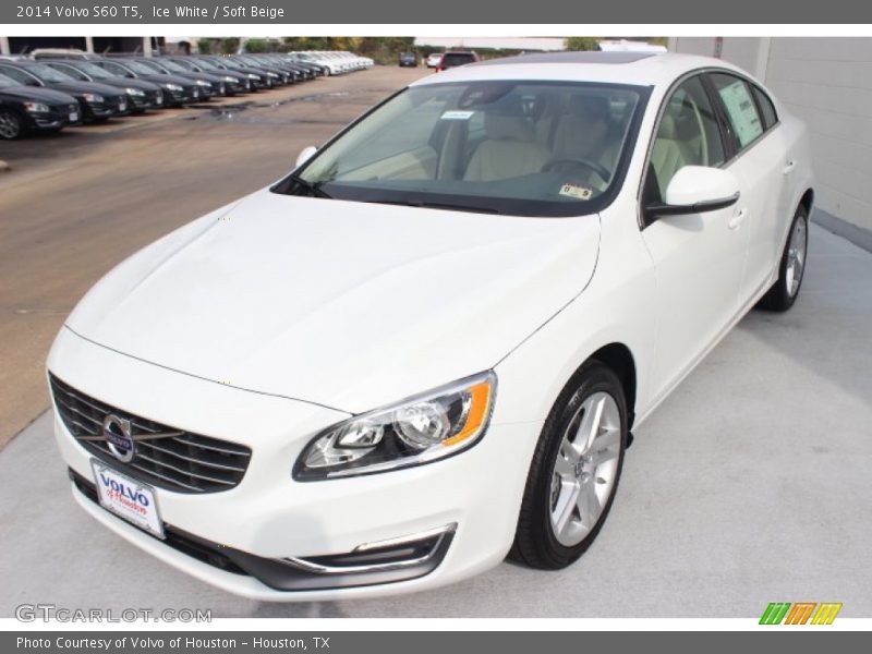 Ice White / Soft Beige 2014 Volvo S60 T5