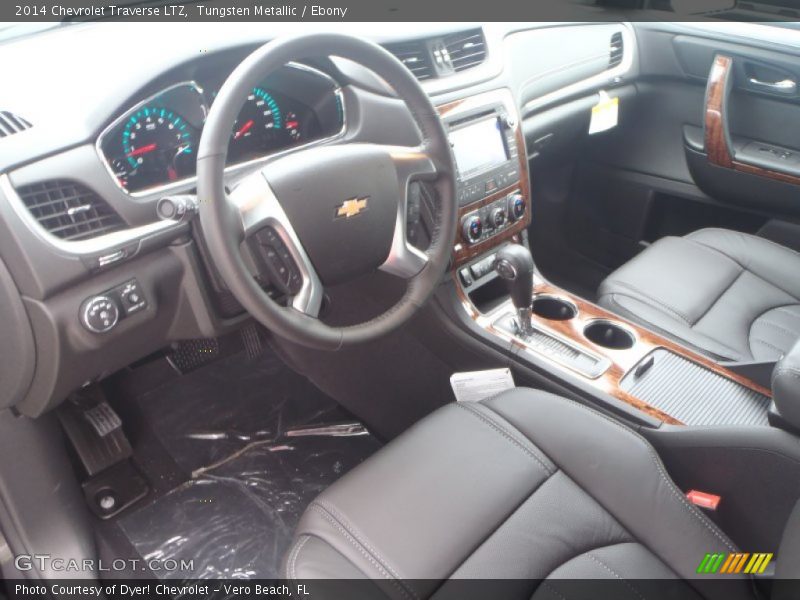 Ebony Interior - 2014 Traverse LTZ 
