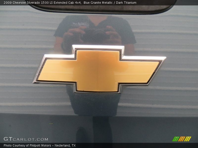 Blue Granite Metallic / Dark Titanium 2009 Chevrolet Silverado 1500 LS Extended Cab 4x4