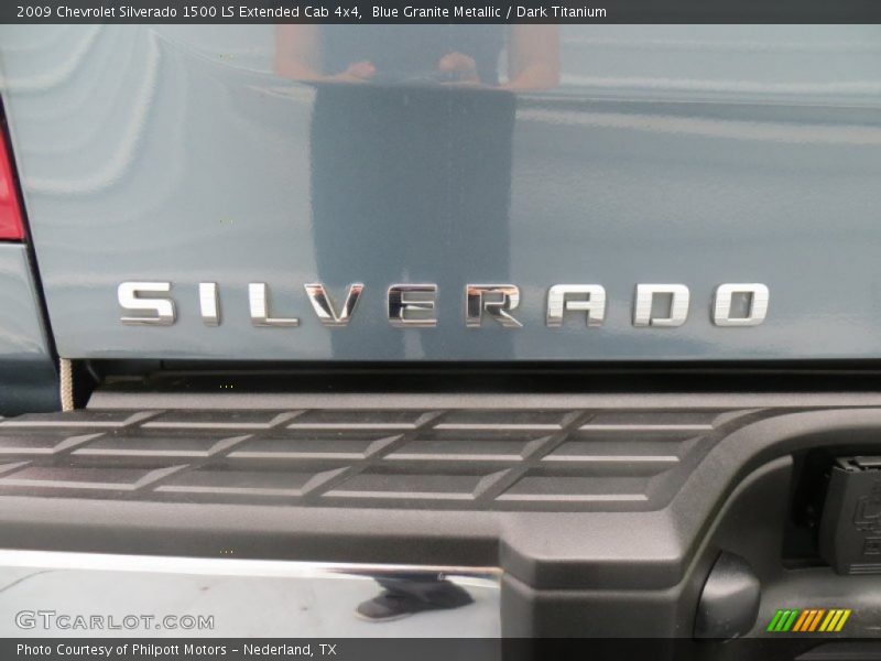 Blue Granite Metallic / Dark Titanium 2009 Chevrolet Silverado 1500 LS Extended Cab 4x4
