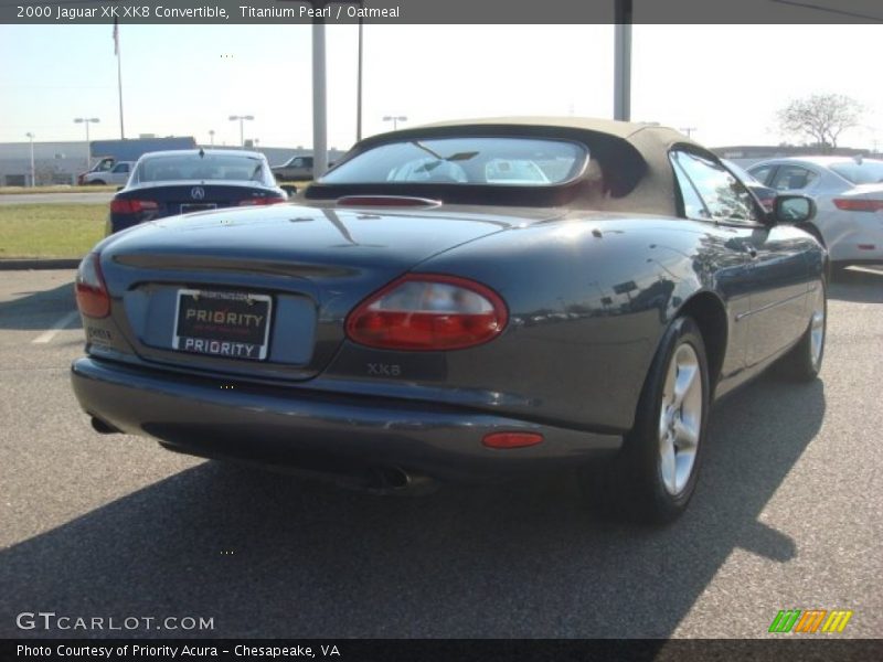 Titanium Pearl / Oatmeal 2000 Jaguar XK XK8 Convertible