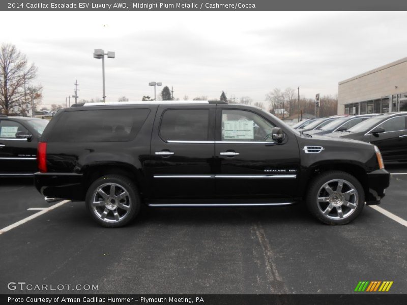  2014 Escalade ESV Luxury AWD Midnight Plum Metallic