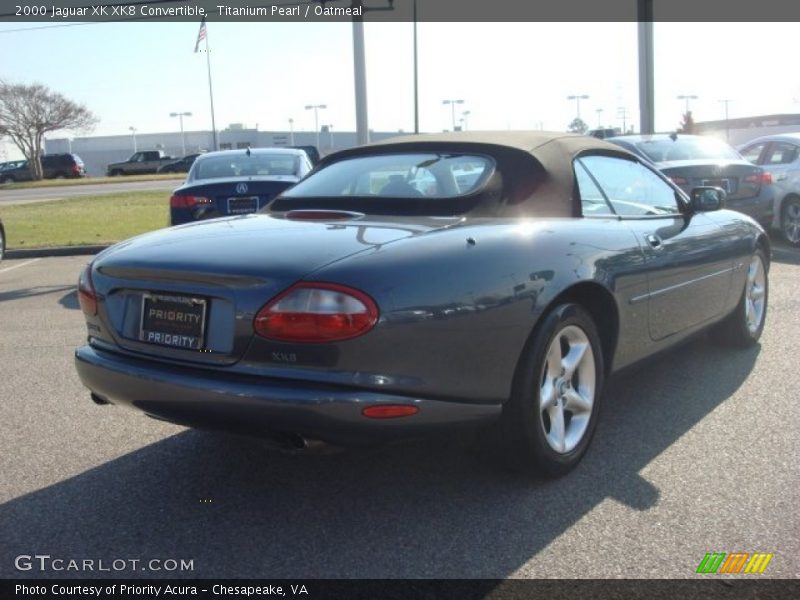 Titanium Pearl / Oatmeal 2000 Jaguar XK XK8 Convertible