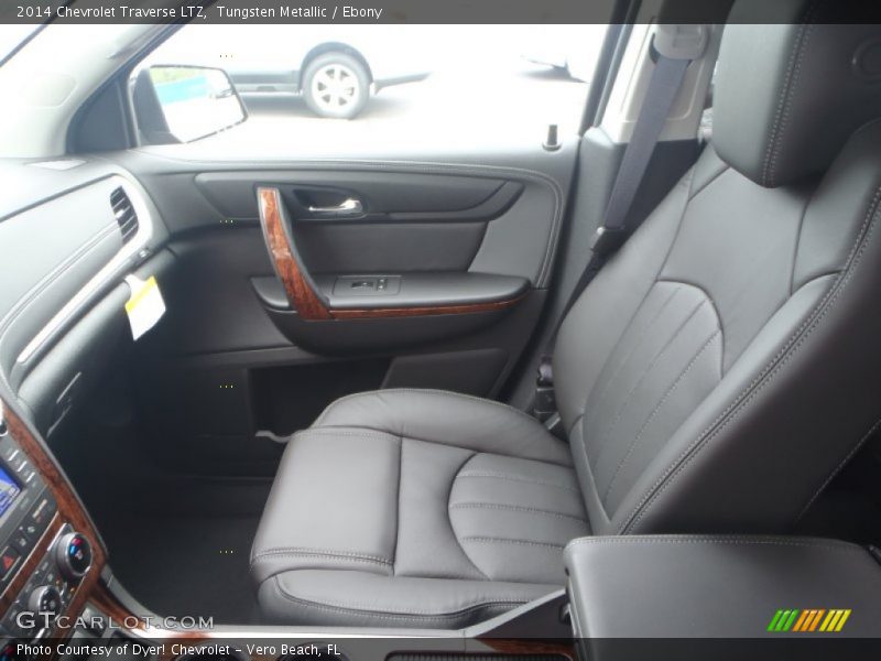 Tungsten Metallic / Ebony 2014 Chevrolet Traverse LTZ