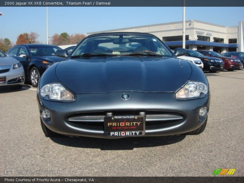 Titanium Pearl / Oatmeal 2000 Jaguar XK XK8 Convertible