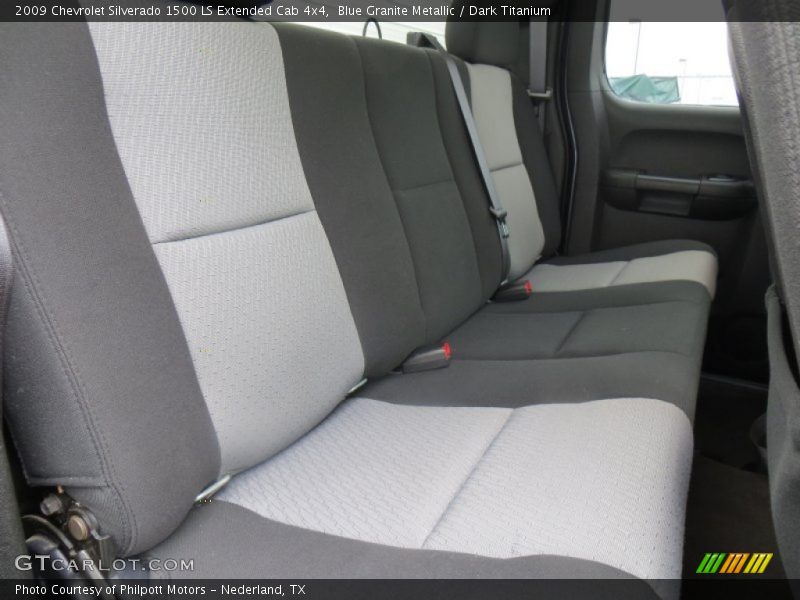 Blue Granite Metallic / Dark Titanium 2009 Chevrolet Silverado 1500 LS Extended Cab 4x4