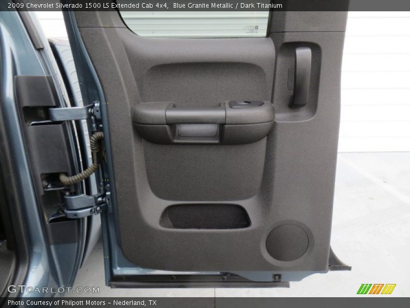 Blue Granite Metallic / Dark Titanium 2009 Chevrolet Silverado 1500 LS Extended Cab 4x4