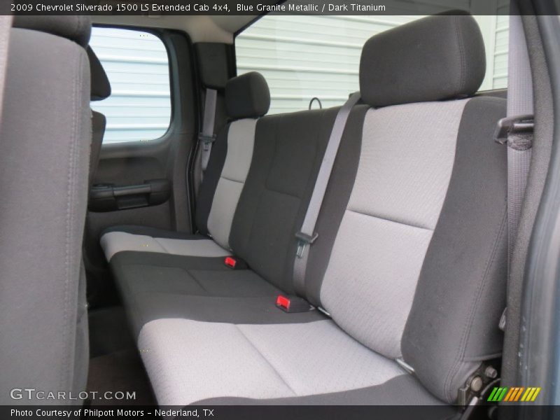 Blue Granite Metallic / Dark Titanium 2009 Chevrolet Silverado 1500 LS Extended Cab 4x4