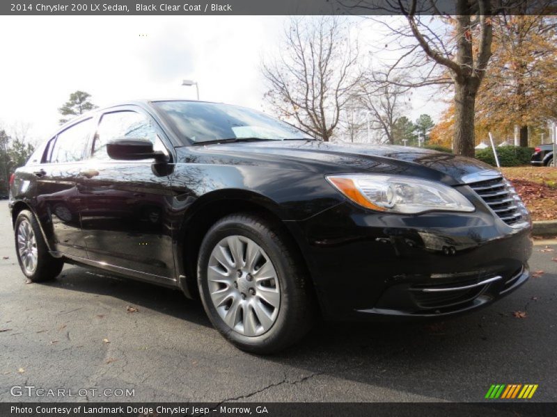 Black Clear Coat / Black 2014 Chrysler 200 LX Sedan
