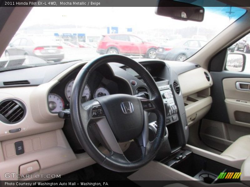 Mocha Metallic / Beige 2011 Honda Pilot EX-L 4WD