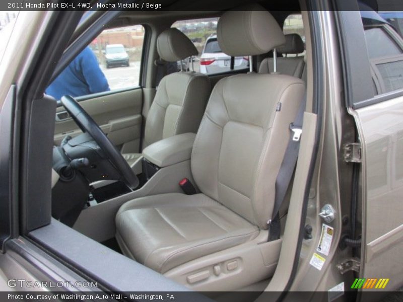 Mocha Metallic / Beige 2011 Honda Pilot EX-L 4WD