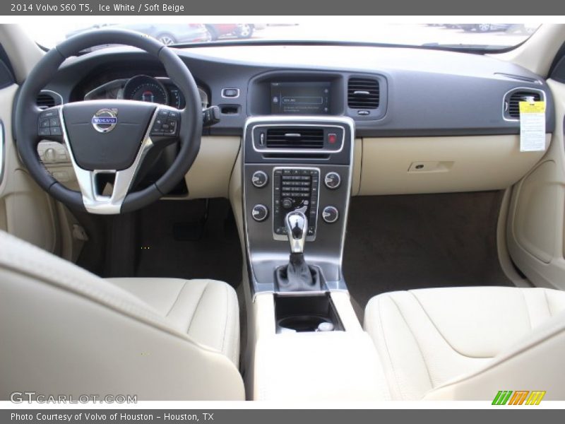 Ice White / Soft Beige 2014 Volvo S60 T5
