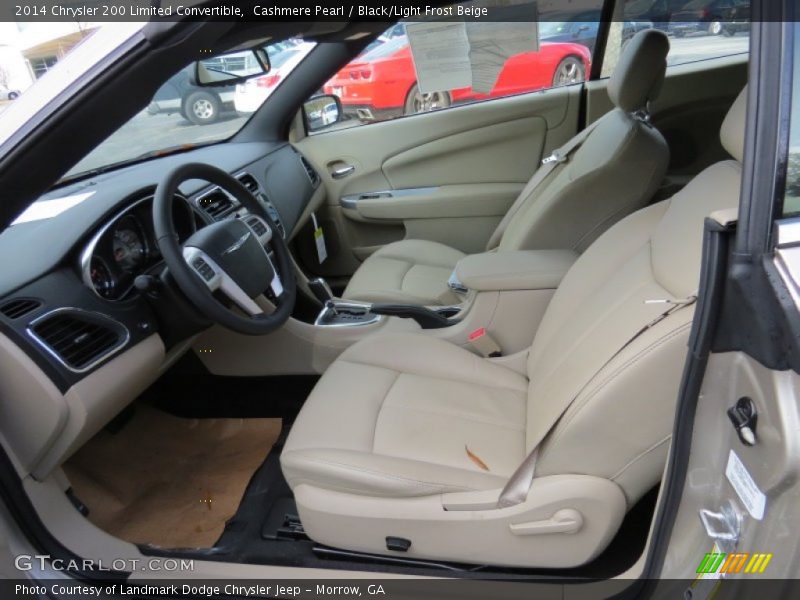  2014 200 Limited Convertible Black/Light Frost Beige Interior