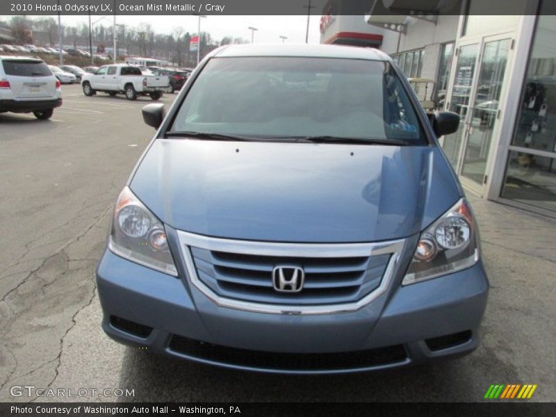 Ocean Mist Metallic / Gray 2010 Honda Odyssey LX