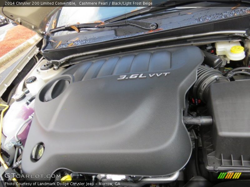 Cashmere Pearl / Black/Light Frost Beige 2014 Chrysler 200 Limited Convertible