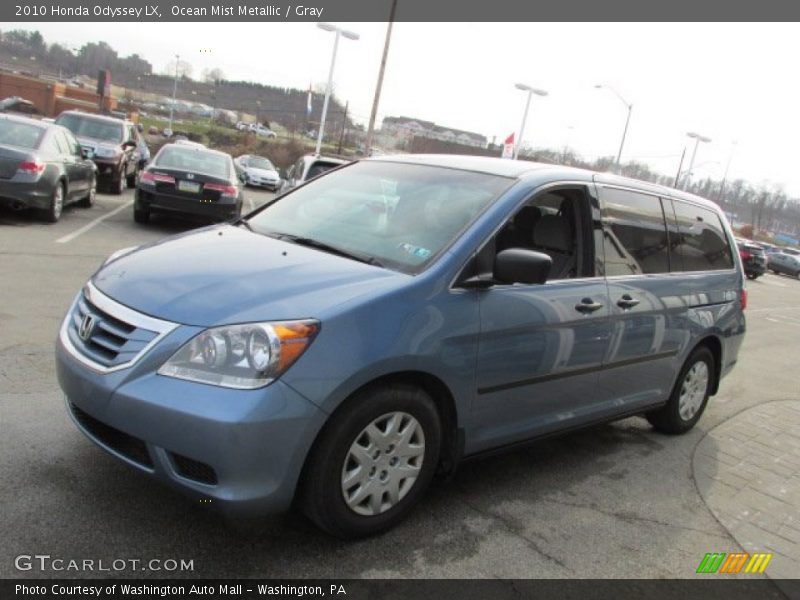 Ocean Mist Metallic / Gray 2010 Honda Odyssey LX