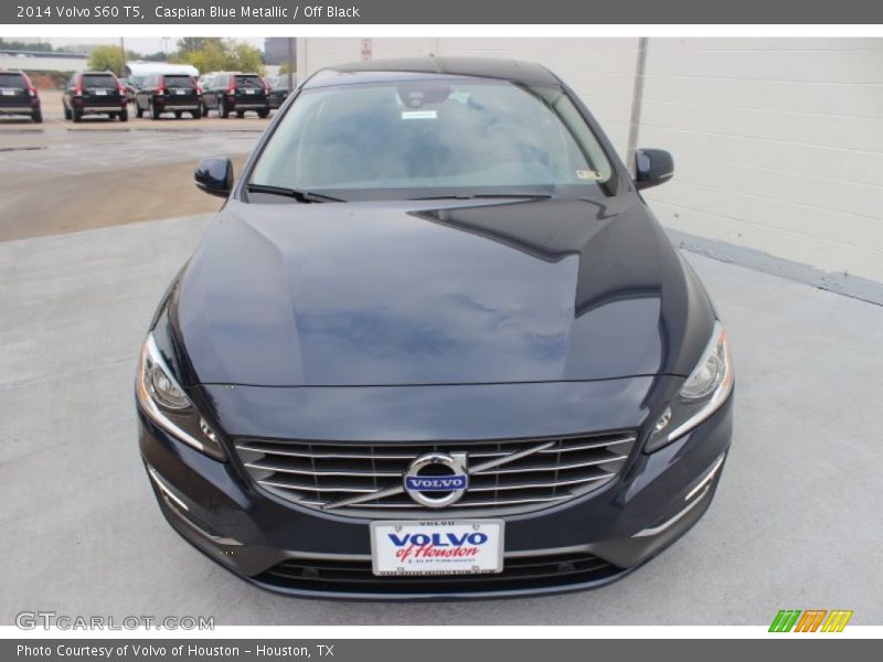 Caspian Blue Metallic / Off Black 2014 Volvo S60 T5