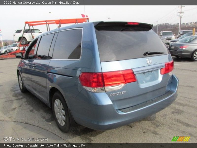 Ocean Mist Metallic / Gray 2010 Honda Odyssey LX
