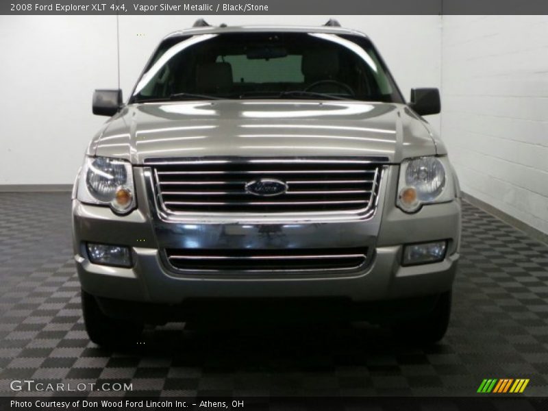 Vapor Silver Metallic / Black/Stone 2008 Ford Explorer XLT 4x4