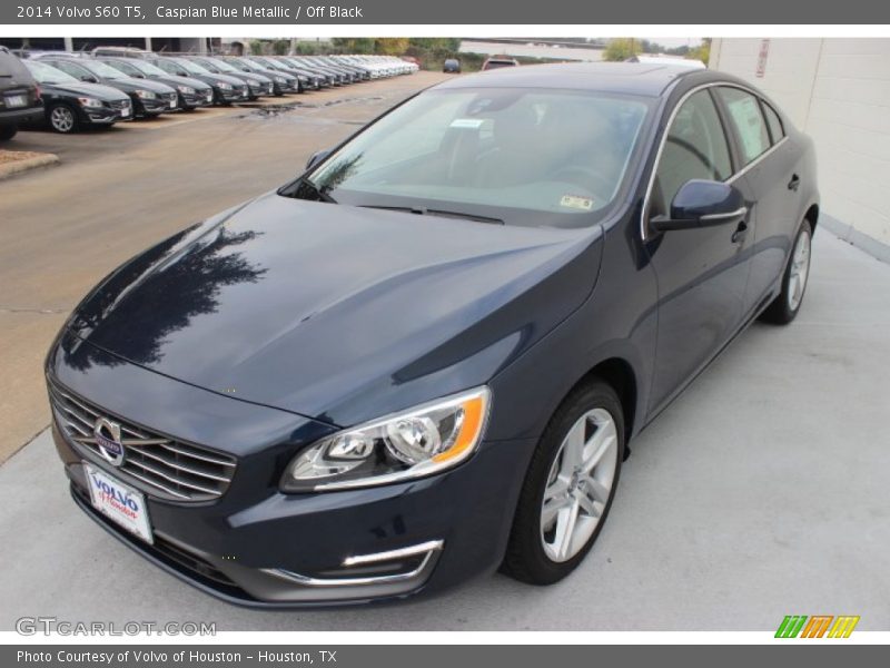 Caspian Blue Metallic / Off Black 2014 Volvo S60 T5