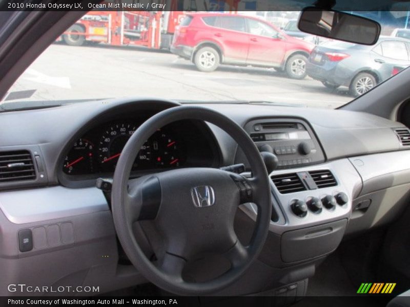 Ocean Mist Metallic / Gray 2010 Honda Odyssey LX