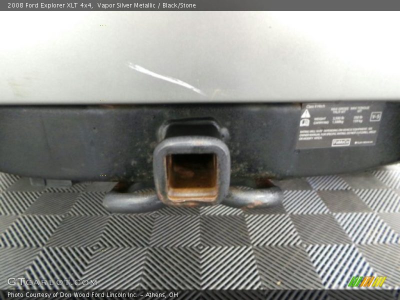 Vapor Silver Metallic / Black/Stone 2008 Ford Explorer XLT 4x4