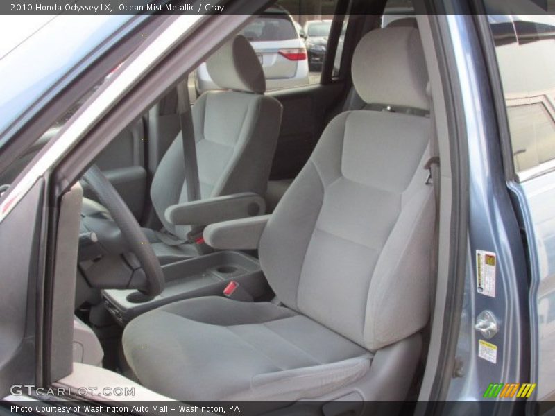 Ocean Mist Metallic / Gray 2010 Honda Odyssey LX