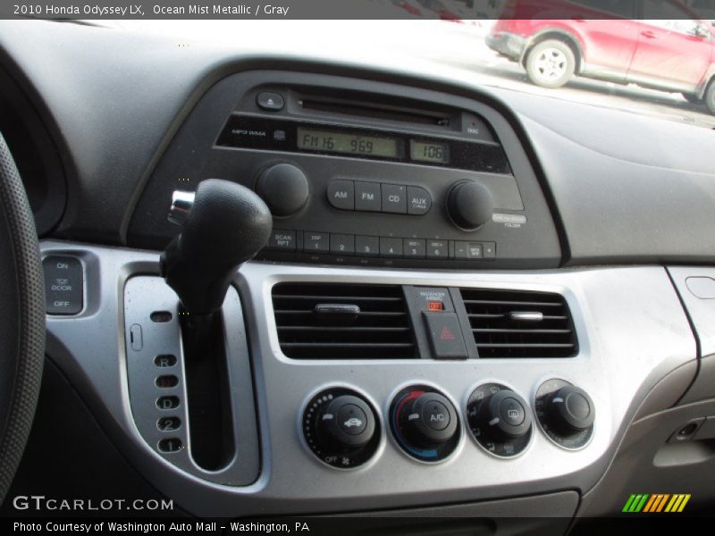 Ocean Mist Metallic / Gray 2010 Honda Odyssey LX