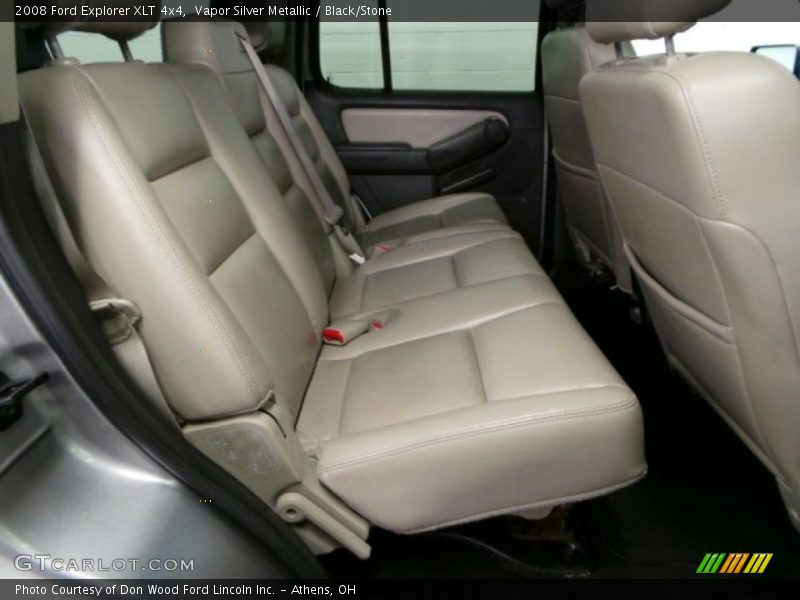 Vapor Silver Metallic / Black/Stone 2008 Ford Explorer XLT 4x4