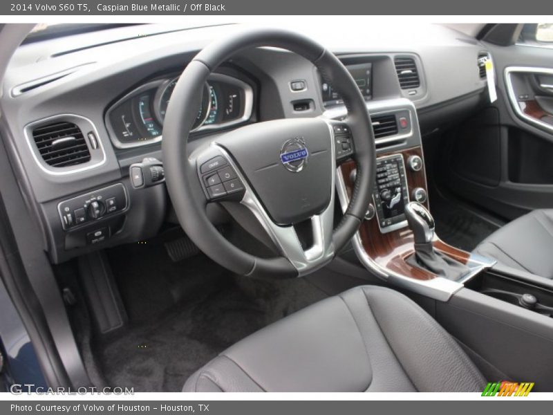 Caspian Blue Metallic / Off Black 2014 Volvo S60 T5